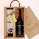 LIMITED EDITION BONVIVANT „SAUVIGNON BLANC” в комплект с три вида Био Веган шоколад BONVIVANT  в уникална дървена кутия